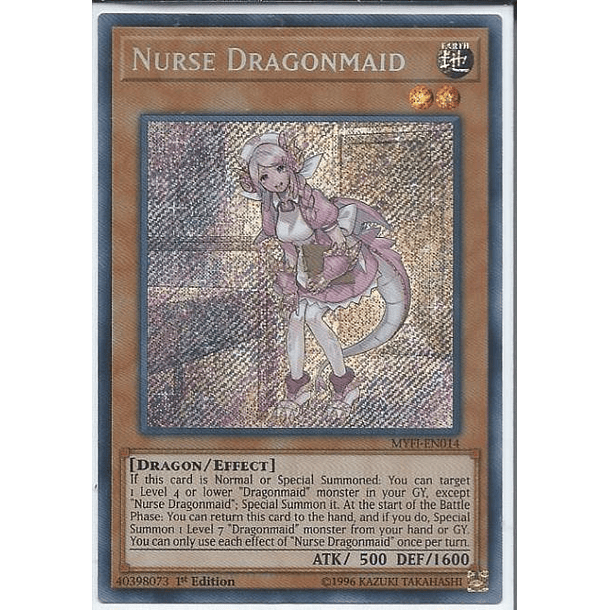 Nurse Dragonmaid - MYFI-EN014 - Secret Rare 