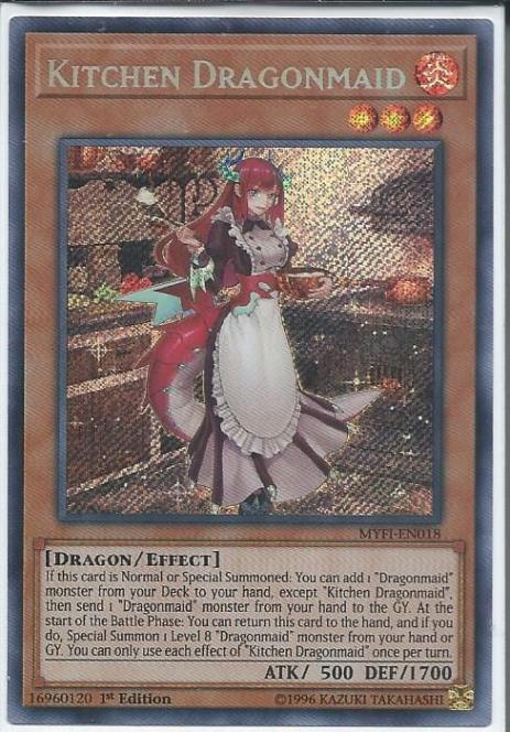 Kitchen Dragonmaid - MYFI-EN018 - Secret Rare  1