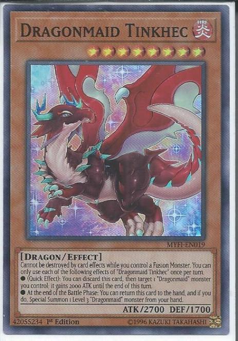 Dragonmaid Tinkhec - MYFI-EN019 - Super Rare  1