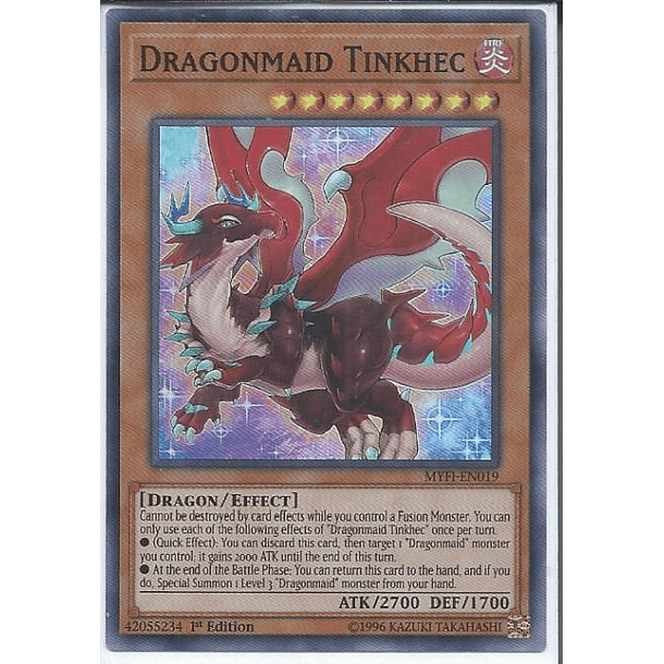 Dragonmaid Tinkhec - MYFI-EN019 - Super Rare 