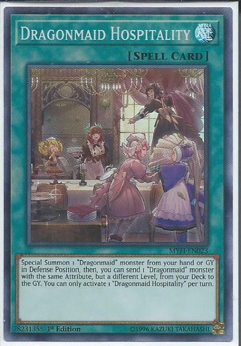 Dragonmaid Hospitality - MYFI-EN023 - Super Rare