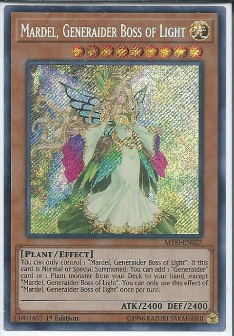 Mardel, Generaider Boss of Light - MYFI-EN027 - Secret Rare