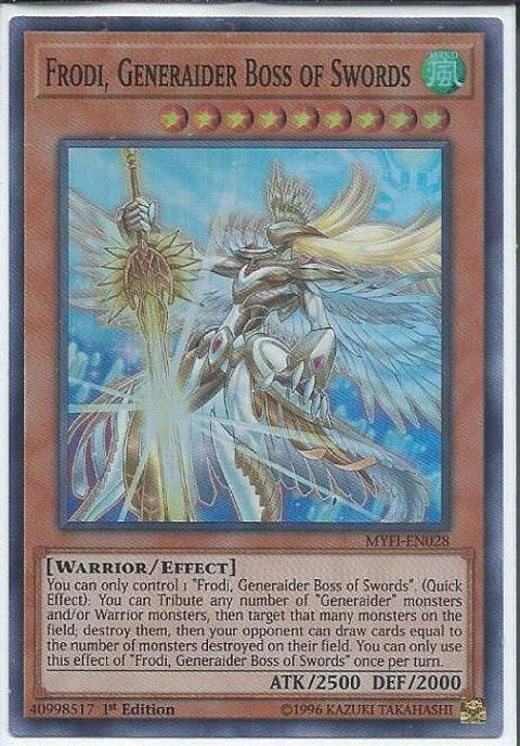Frodi, Generaider Boss of Swords - MYFI-EN028 - Super Rare