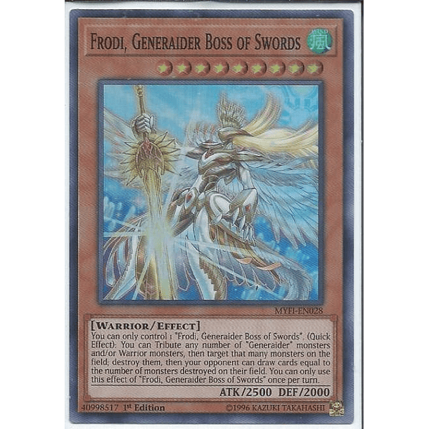 Frodi, Generaider Boss of Swords - MYFI-EN028 - Super Rare