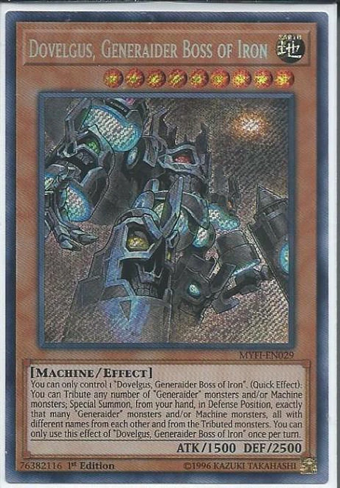 Dovelgus, Generaider Boss of Iron - MYFI-EN029 - Secret Rare