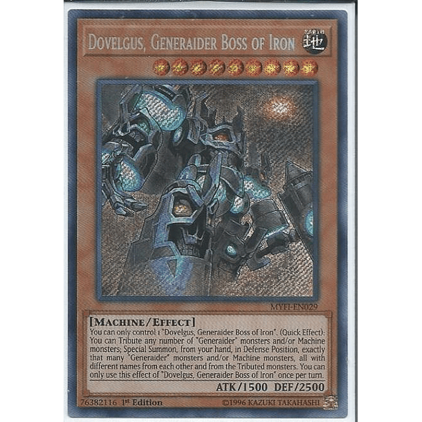 Dovelgus, Generaider Boss of Iron - MYFI-EN029 - Secret Rare