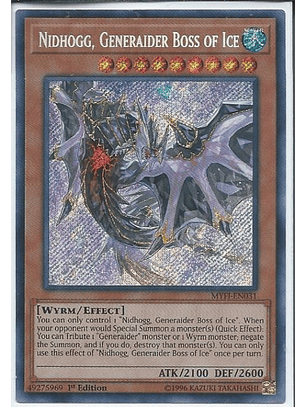 Nidhogg, Generaider Boss of Ice - MYFI-EN031 - Secret Rare
