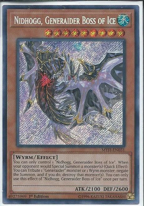 Nidhogg, Generaider Boss of Ice - MYFI-EN031 - Secret Rare