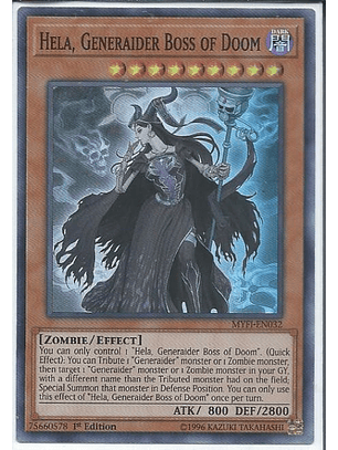 Hela, Generaider Boss of Doom - MYFI-EN032 - Super Rare