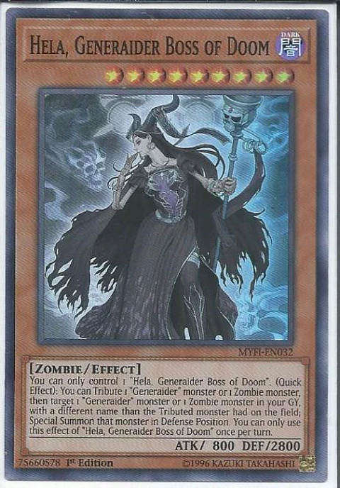 Hela, Generaider Boss of Doom - MYFI-EN032 - Super Rare