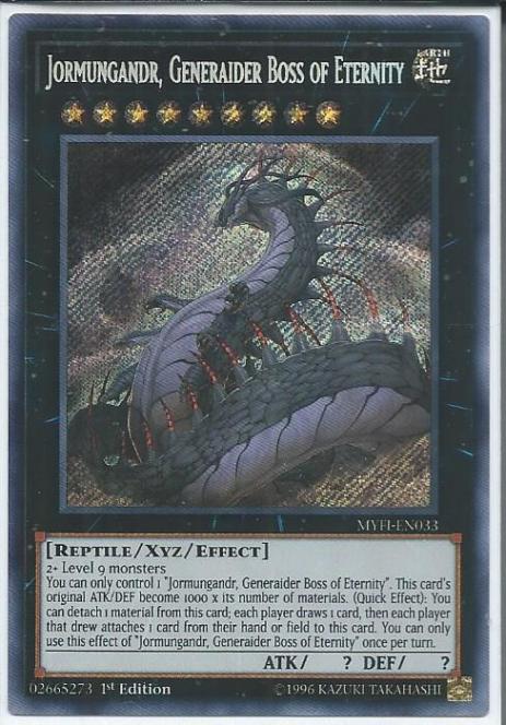 Jormungandr, Generaider Boss of Eternity - MYFI-EN033 - Secret Rare 1