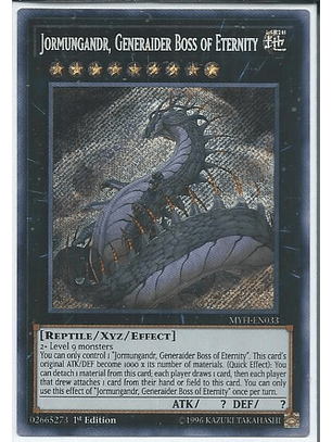Jormungandr, Generaider Boss of Eternity - MYFI-EN033 - Secret Rare