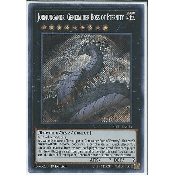 Jormungandr, Generaider Boss of Eternity - MYFI-EN033 - Secret Rare