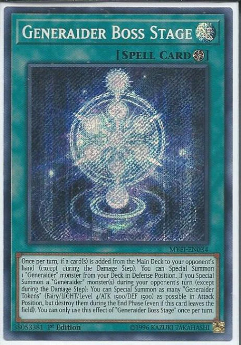Generaider Boss Stage - MYFI-EN034 - Secret Rare