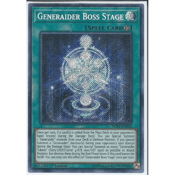 Generaider Boss Stage - MYFI-EN034 - Secret Rare
