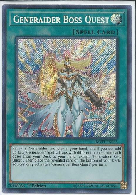 Generaider Boss Quest - MYFI-EN035 - Secret Rare 1