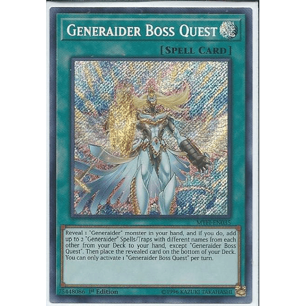 Generaider Boss Quest - MYFI-EN035 - Secret Rare
