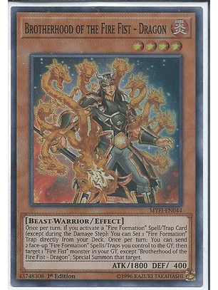 Brotherhood of the Fire Fist - Dragon - MYFI-EN044 - Super Rare