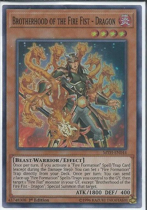 Brotherhood of the Fire Fist - Dragon - MYFI-EN044 - Super Rare