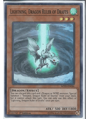 Lightning, Dragon Ruler of Drafts - MYFI-EN046 - Super Rare