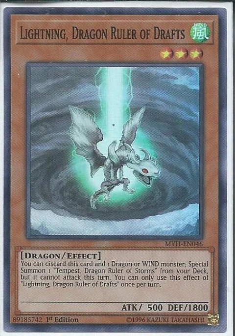 Lightning, Dragon Ruler of Drafts - MYFI-EN046 - Super Rare