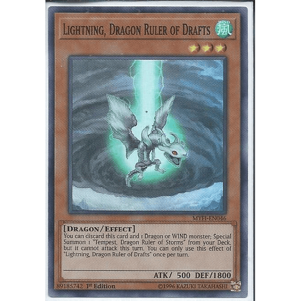 Lightning, Dragon Ruler of Drafts - MYFI-EN046 - Super Rare