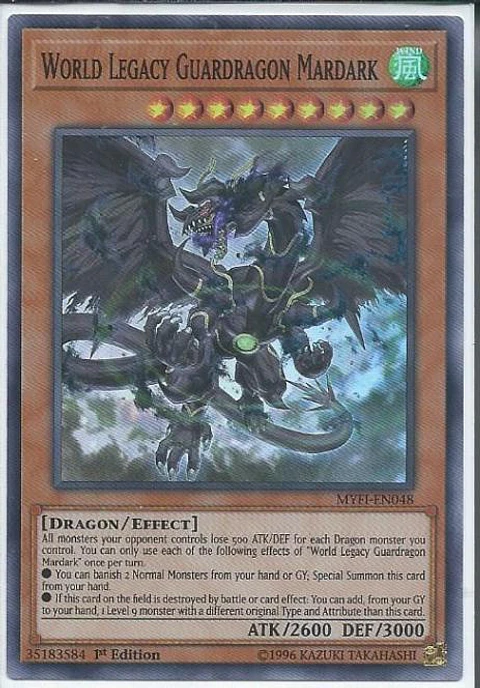 World Legacy Guardragon Mardark - MYFI-EN048 - Super Rare