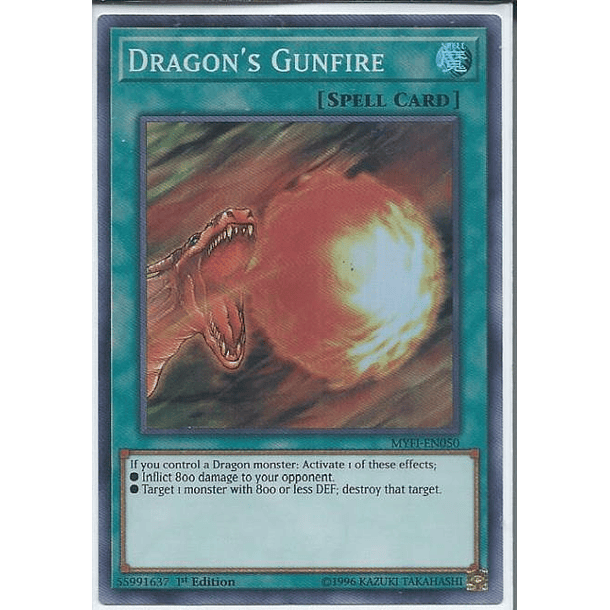 Dragon's Gunfire - MYFI-EN050 - Super Rare