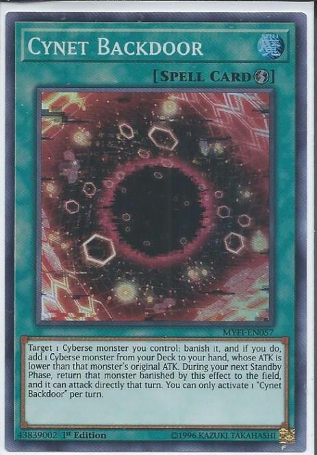 Cynet Backdoor - MYFI-EN057 - Super Rare 1