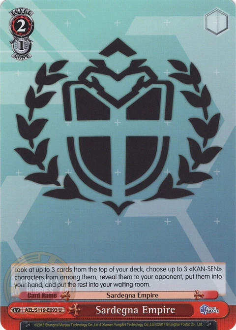 Sardegna Empire - AZL/S119-E093 U - Uncommon 