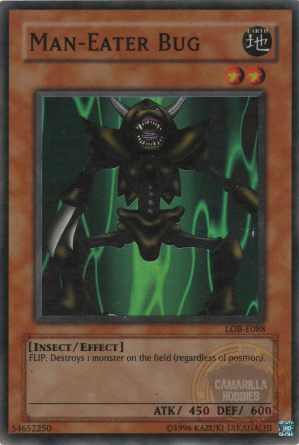 Man-Eater Bug - LOB-E088 - Super Rare  1
