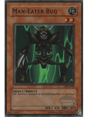 Man-Eater Bug - LOB-E088 - Super Rare 