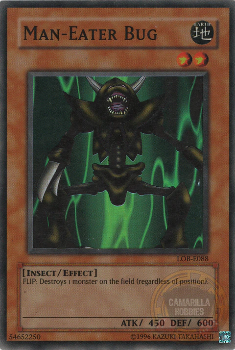 Man-Eater Bug - LOB-E088 - Super Rare 