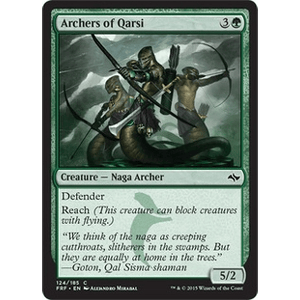 Archers of Qarsi - FRF - C 