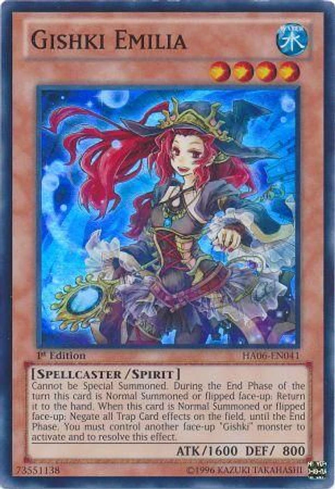 Gishki Emilia - HA06-EN041 - Super Rare 