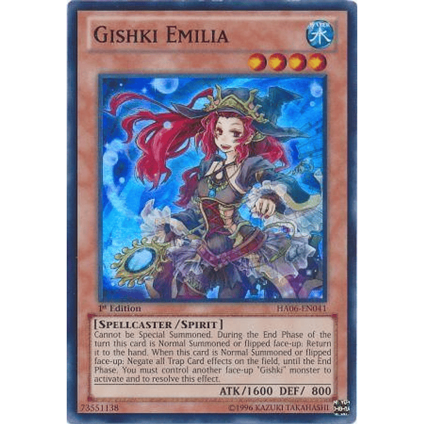 Gishki Emilia - HA06-EN041 - Super Rare 