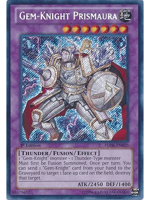 Gem-Knight Prismaura - HA06-EN020 - Secret Rare 