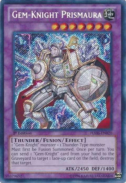 Gem-Knight Prismaura - HA06-EN020 - Secret Rare 