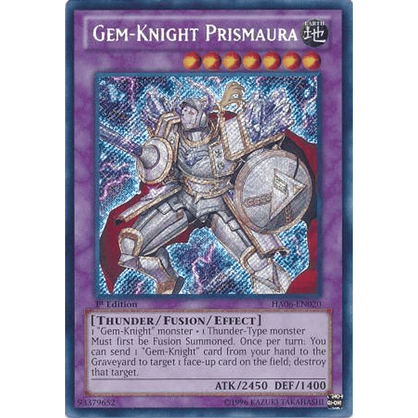 Gem-Knight Prismaura - HA06-EN020 - Secret Rare 