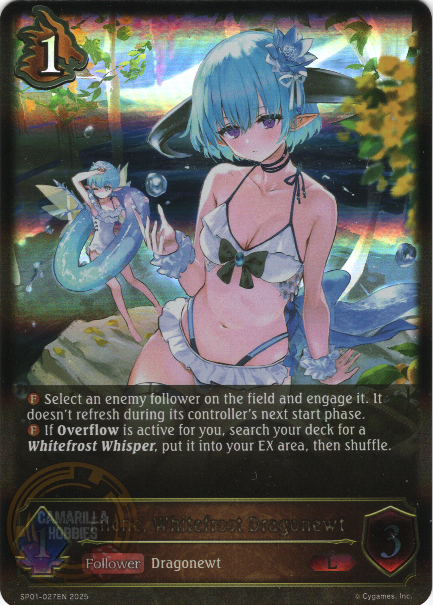 Filene, Whitefrost Dragonewt - SP01-027EN - Legendary 1