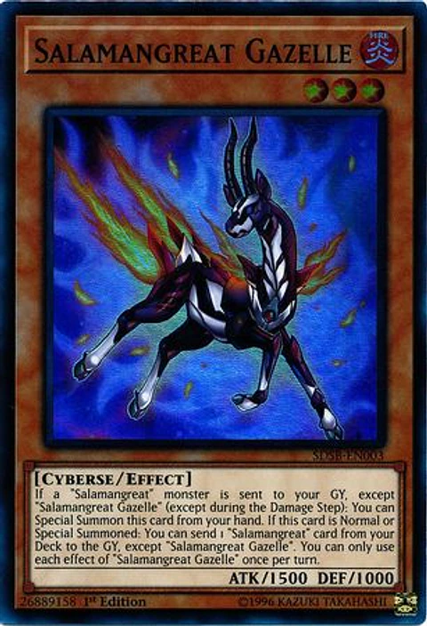 Salamangreat Gazelle - SDSB-EN003 - Super Rare 