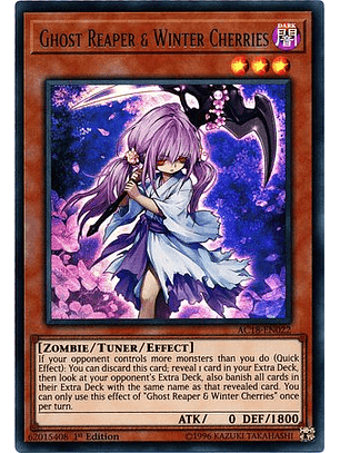 Ghost Reaper & Winter Cherries - AC18-EN022 - Ultra Rare 