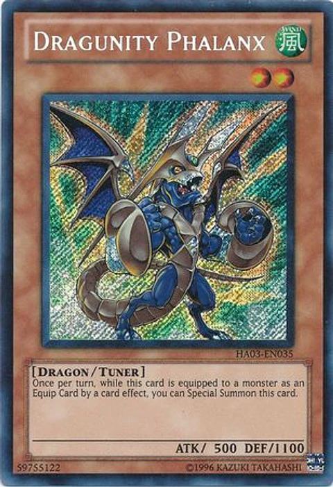 Dragunity Phalanx - HA03-EN035 - Secret Rare