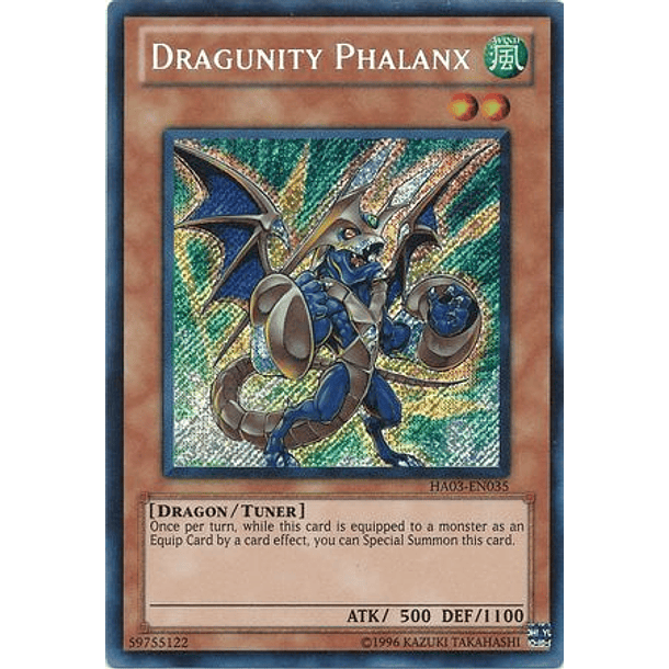 Dragunity Phalanx - HA03-EN035 - Secret Rare