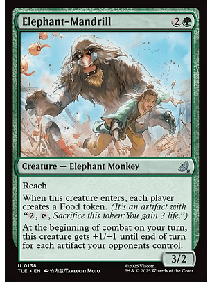 Elephant-Mandrill - TLA - U