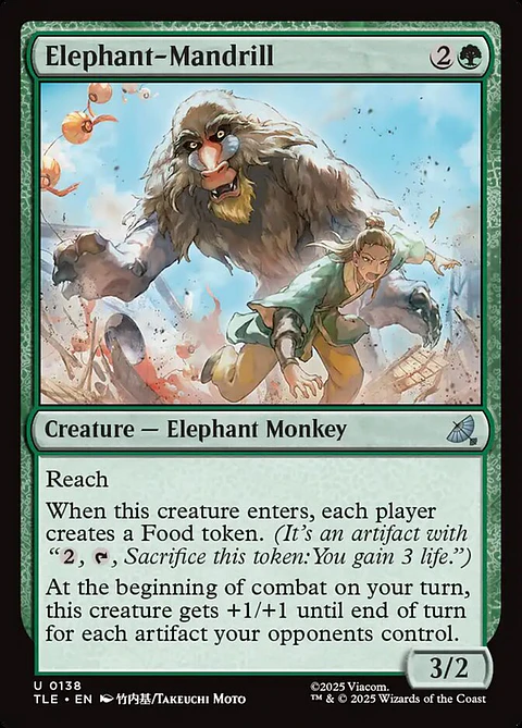 Elephant-Mandrill - TLA - U