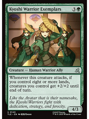 Kyoshi Warrior Exemplars - TLA - U