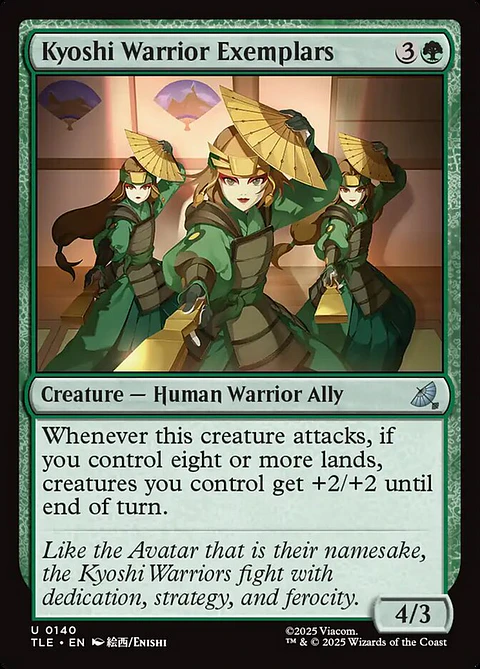 Kyoshi Warrior Exemplars - TLA - U