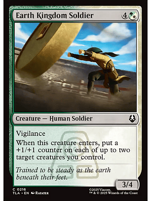 Earth Kingdom Soldier - TLA - C