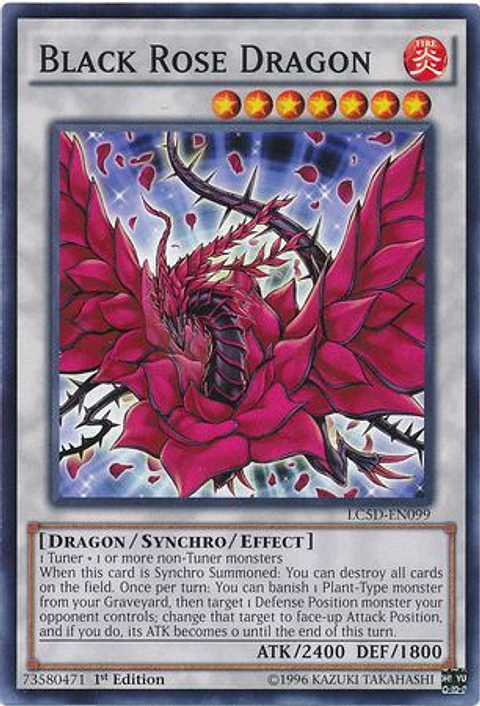 Black Rose Dragon - LC5D-EN099 - Common 